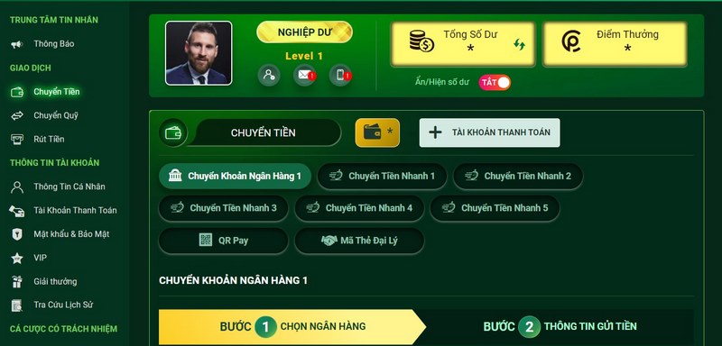 Cách nạp tiền FB88 và rút tiền nhanh chóng và cực chuẩn xác 1 Phương Thức Thanh Toán Đang Triển Khai Tại Nhà Cái