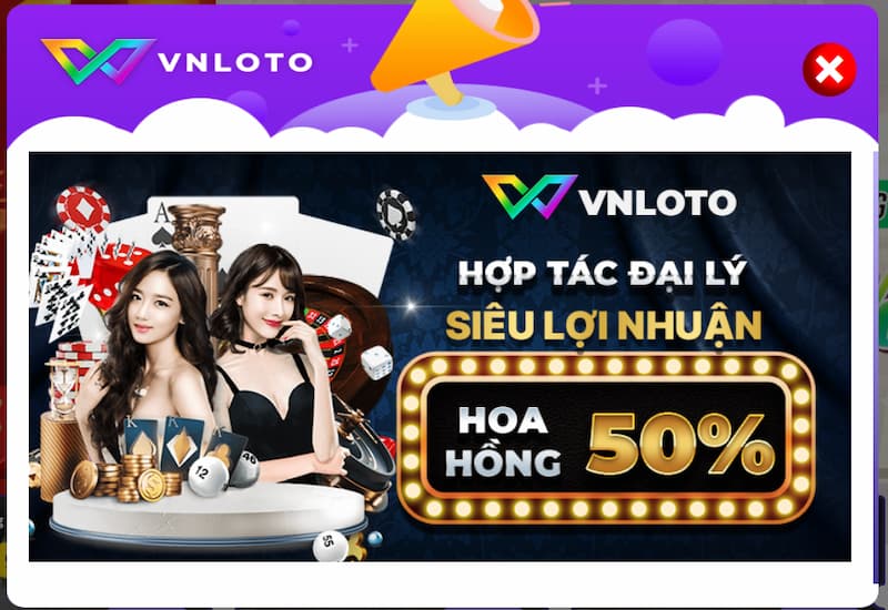 VNLOTO Ưu Đãi Khi Trở Thành Đại Lý Của Vnloto