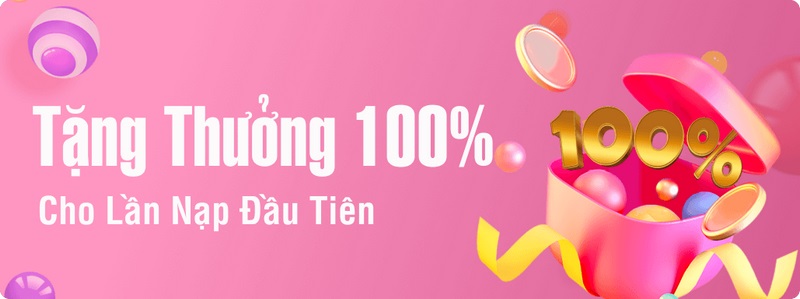 Khuyến mãi TA88 - Cập nhật những sự kiện bùng nổ hấp dẫn 1 Thưởng 100% Khi Nạp Lần Đầu Được Áp Dụng Qua Mọi Kênh Thanh Toán