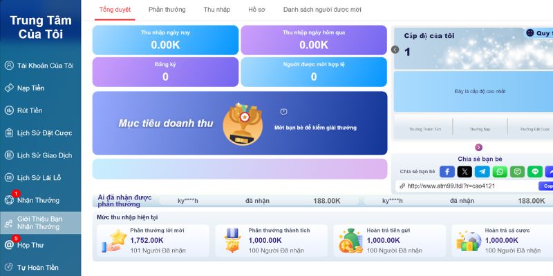 Chương Trình Đại Lý Của Nhà Cái Atm99